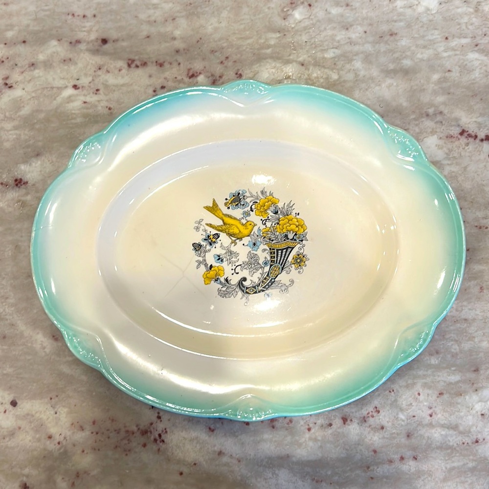 Homer Laughlin Platter. Very Old and in Excellent condition!
